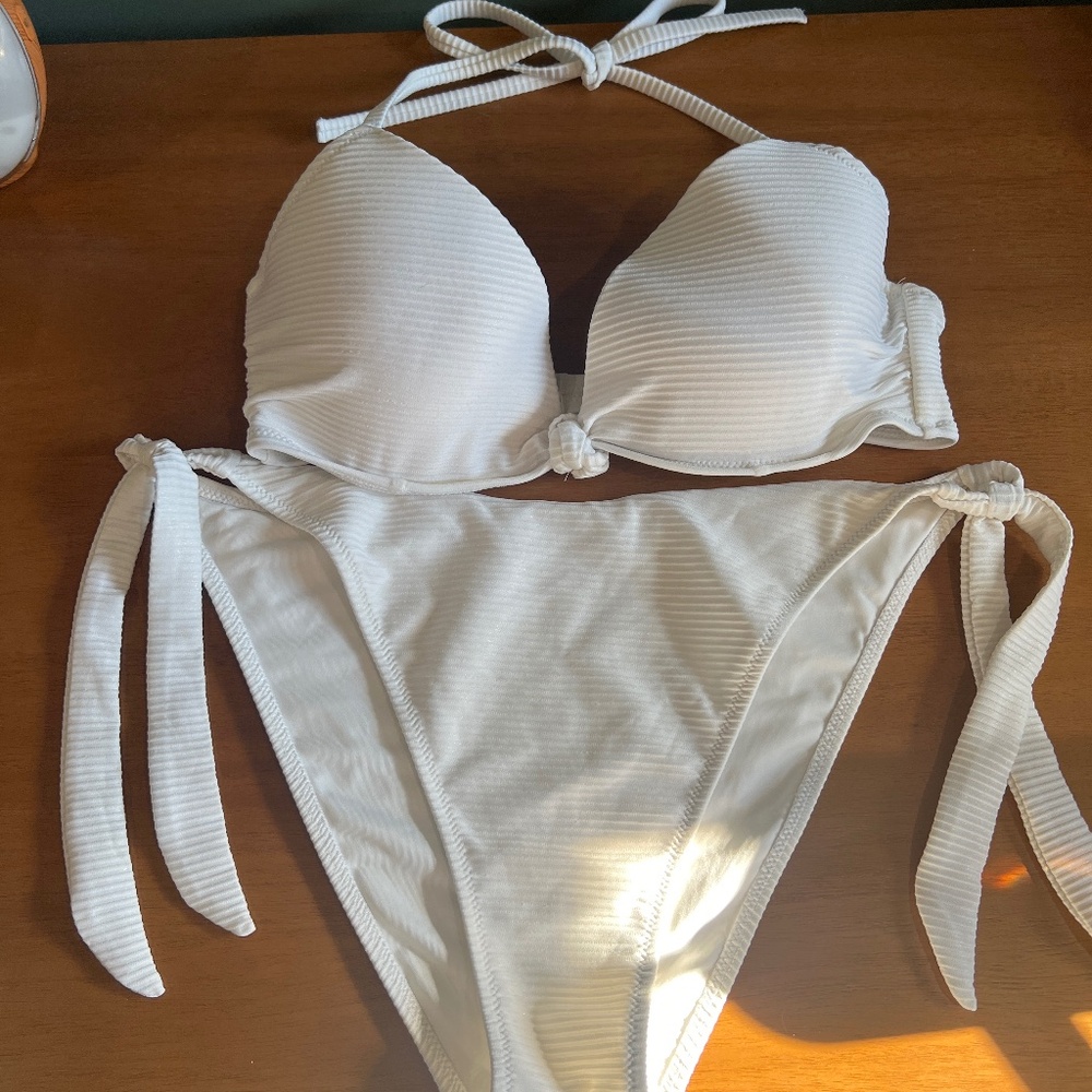 White bikini